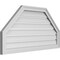 Ekena Millwork Octagonal Top Surface Mount PVC Gable Vent w/ 2"W x 1-1/2"P Brickmould Frame, 38"W x 20"H GVPOT38X2002SF - alternate 3